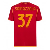 AS Roma Leonardo Spinazzola #37 Replica Home Shirt 2023-24 Short Sleeve